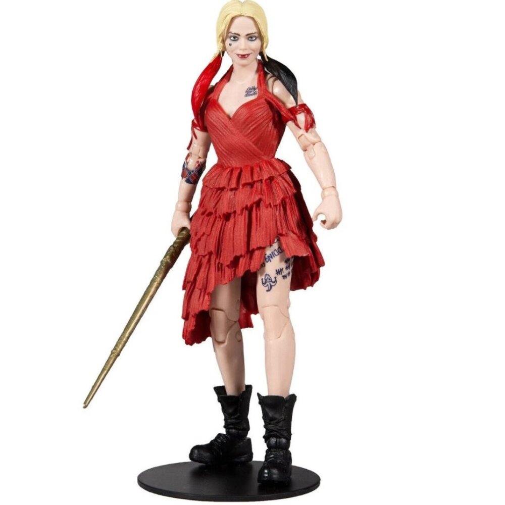 NEW McFarlane Toys DC Multiverse The Suicide Squad Harley Quinn Margot Robbie 7'